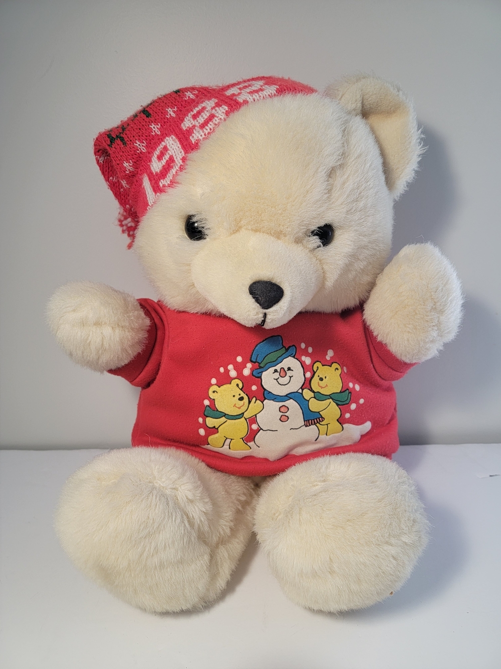 1988 Kmart Christmas plush teddy bear